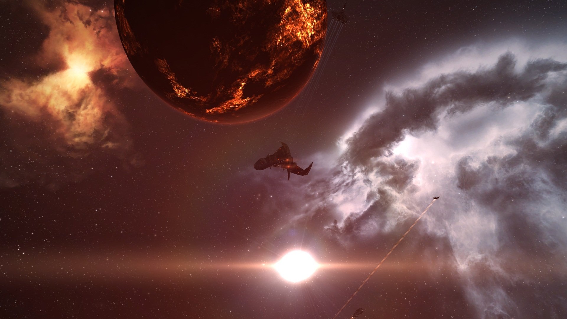 eve online nébuleuse espace