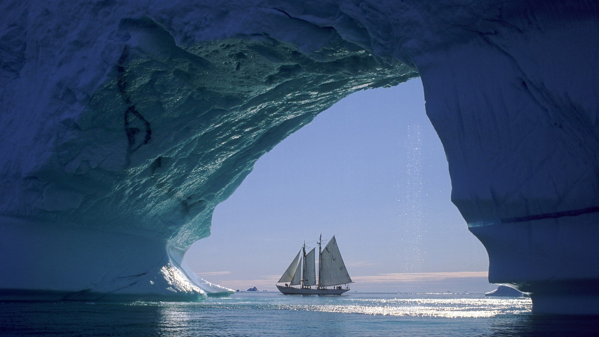 iceberg journey winter arctic