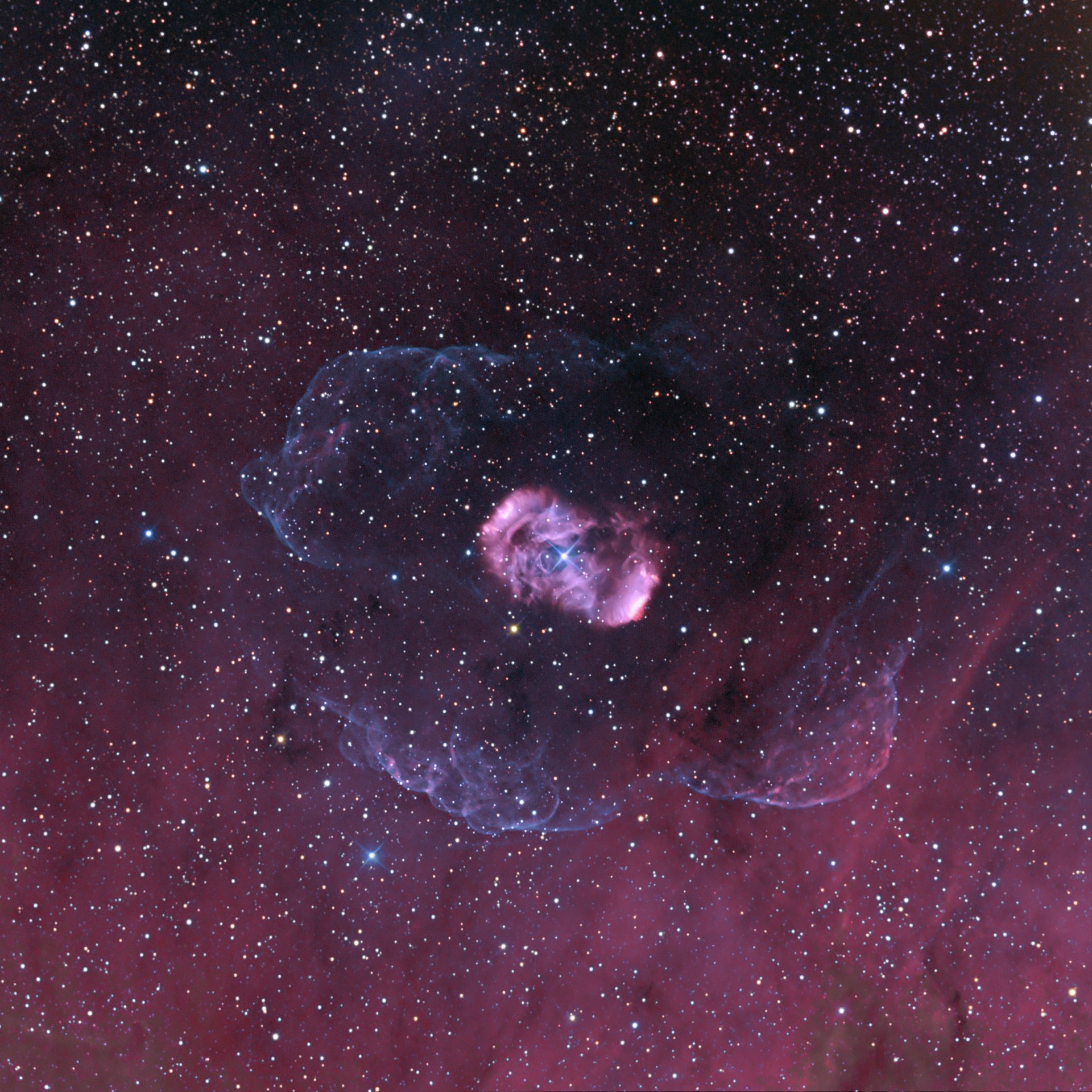 ngc 6164 космос туманность звезды красиво