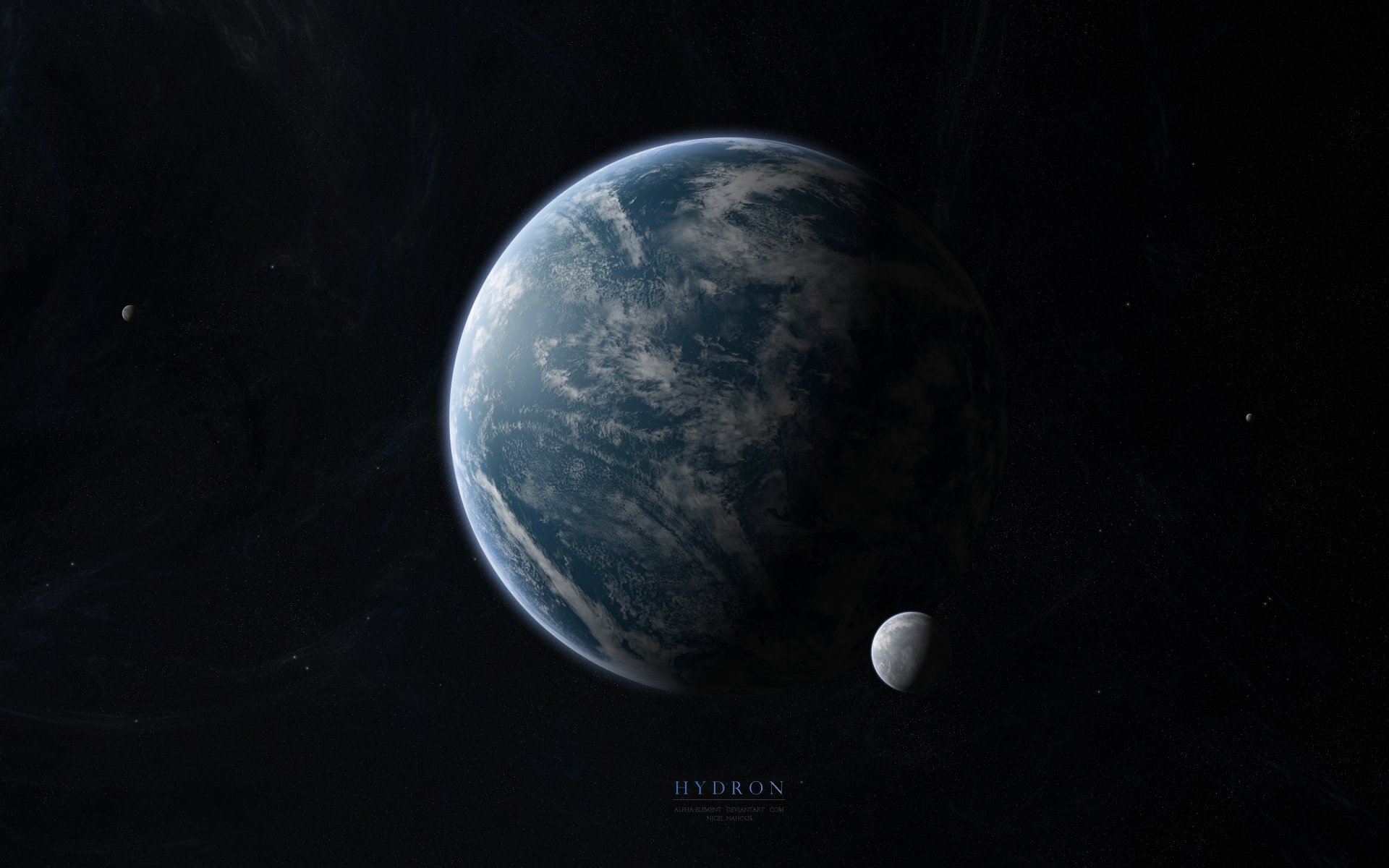 hidron planet satellites star infinity