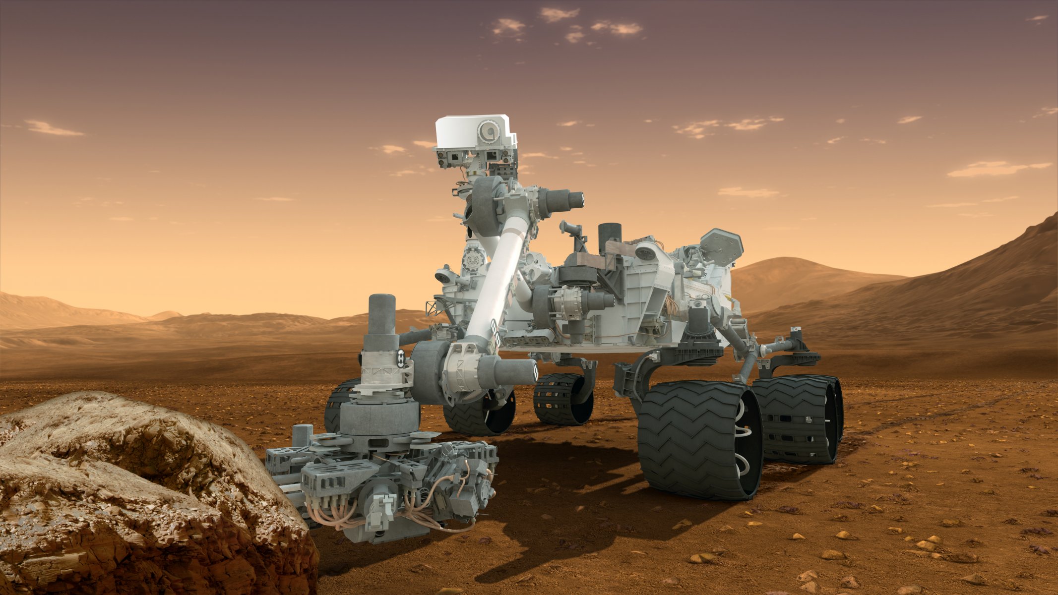 curiosidad rover de marte marte nasa