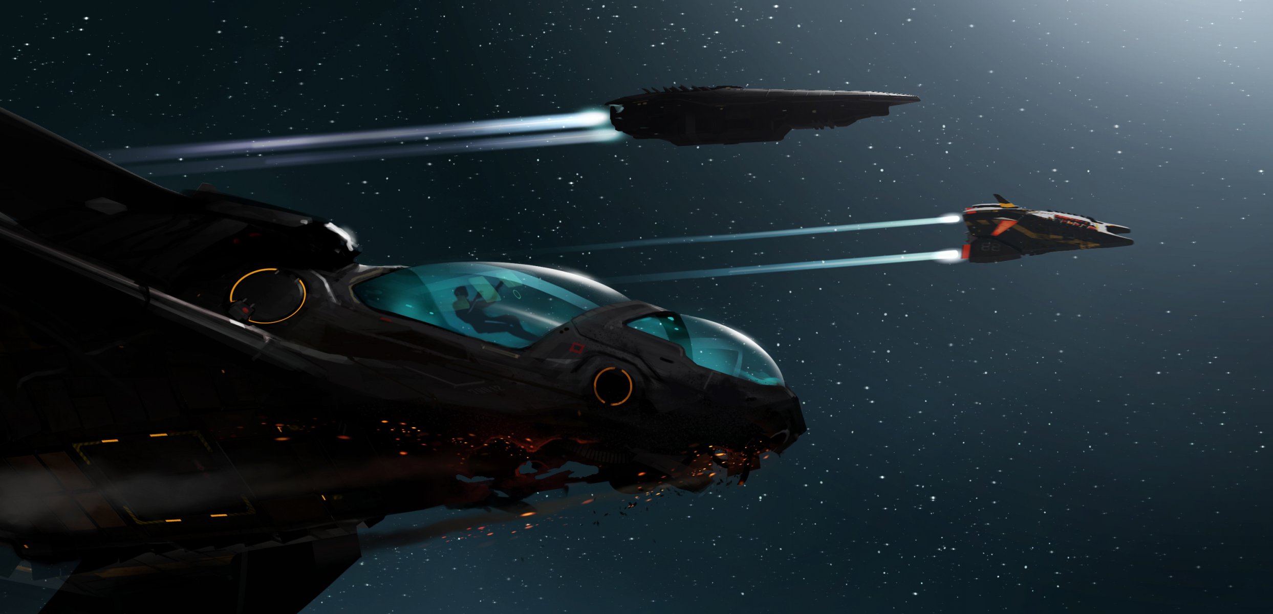 art ryvax elite dangerous ships space star flight man