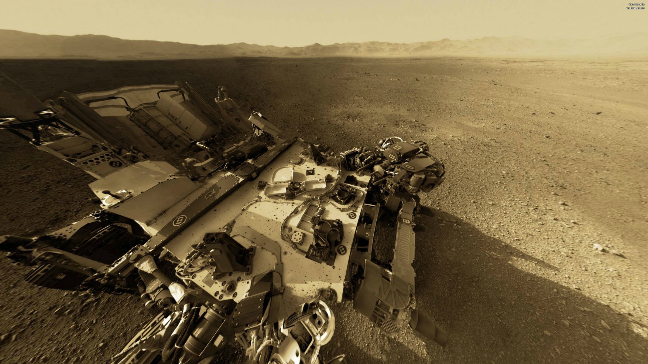 nasa curiosity mars mountain