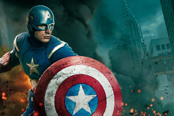 Captain America schützt den Planeten