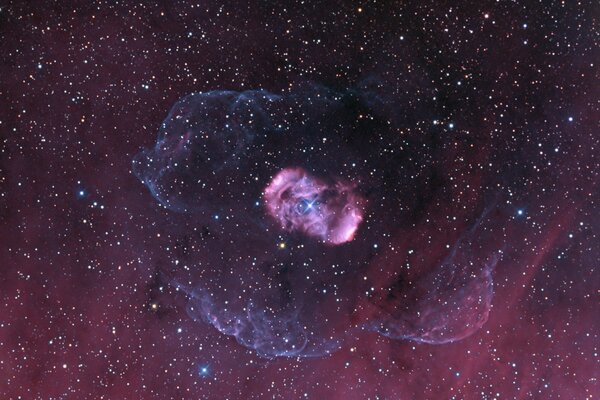 Beautiful cosmic star nebula