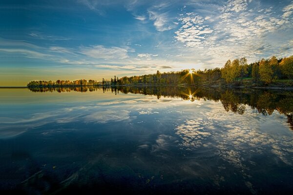 Norwegian Lake - reflected beauty