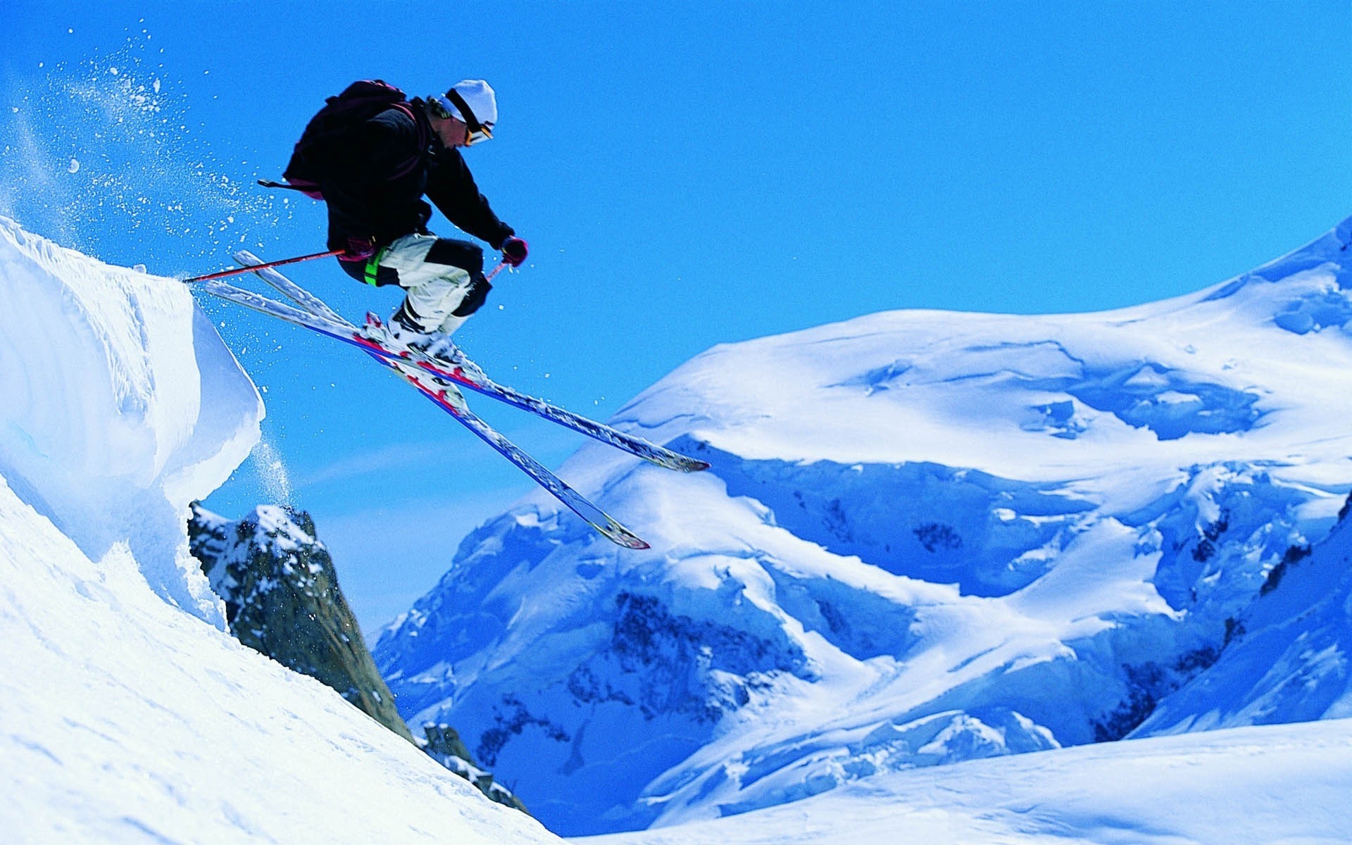 nieve azul blanco montaña deportes