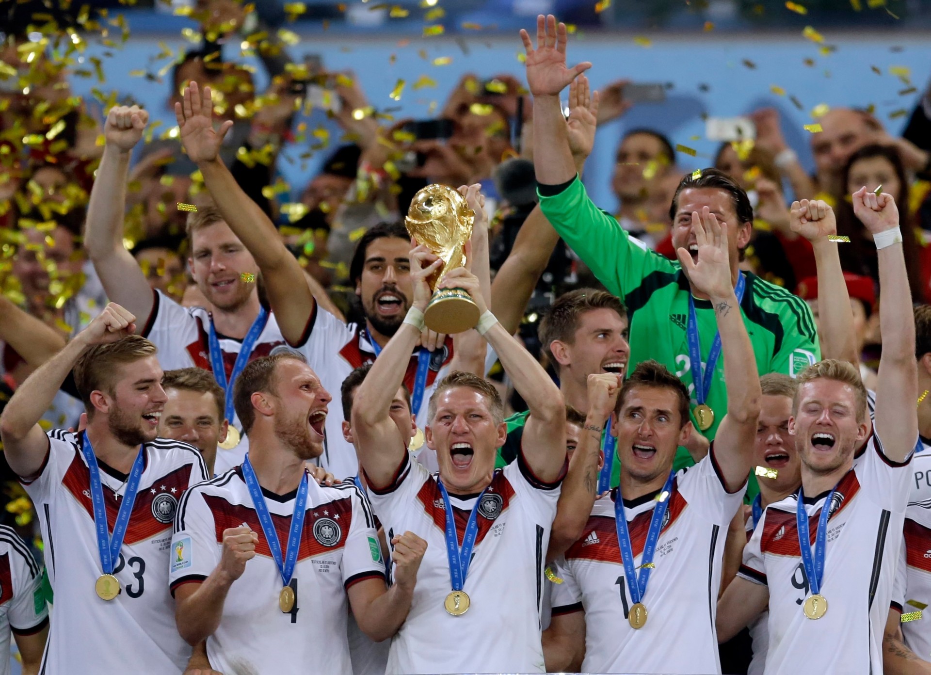 coppa del mondo campioni vittoria nazionale tedesca calcio