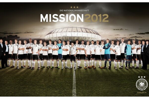 Photos of the German football team