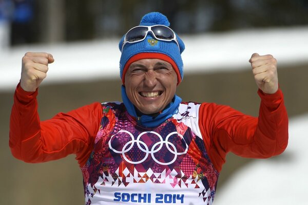 La joie de gagner une médaille aux jeux olympiques