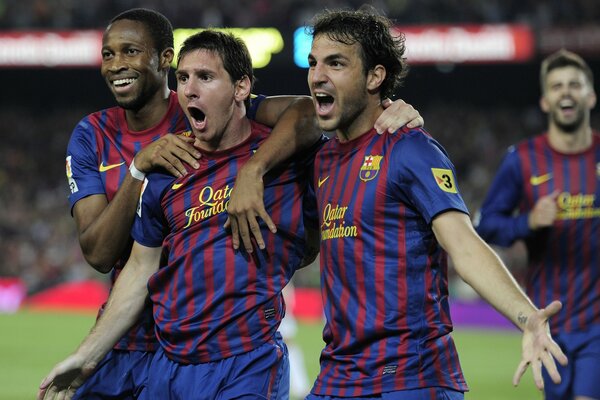 The joy of scoring a Messi goal