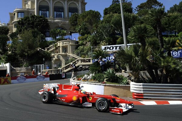 Grand Prix. Monaco 2010. Ferrari. Races