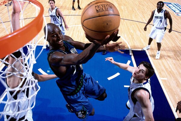 Salto, baloncesto, voluntad de Ganar