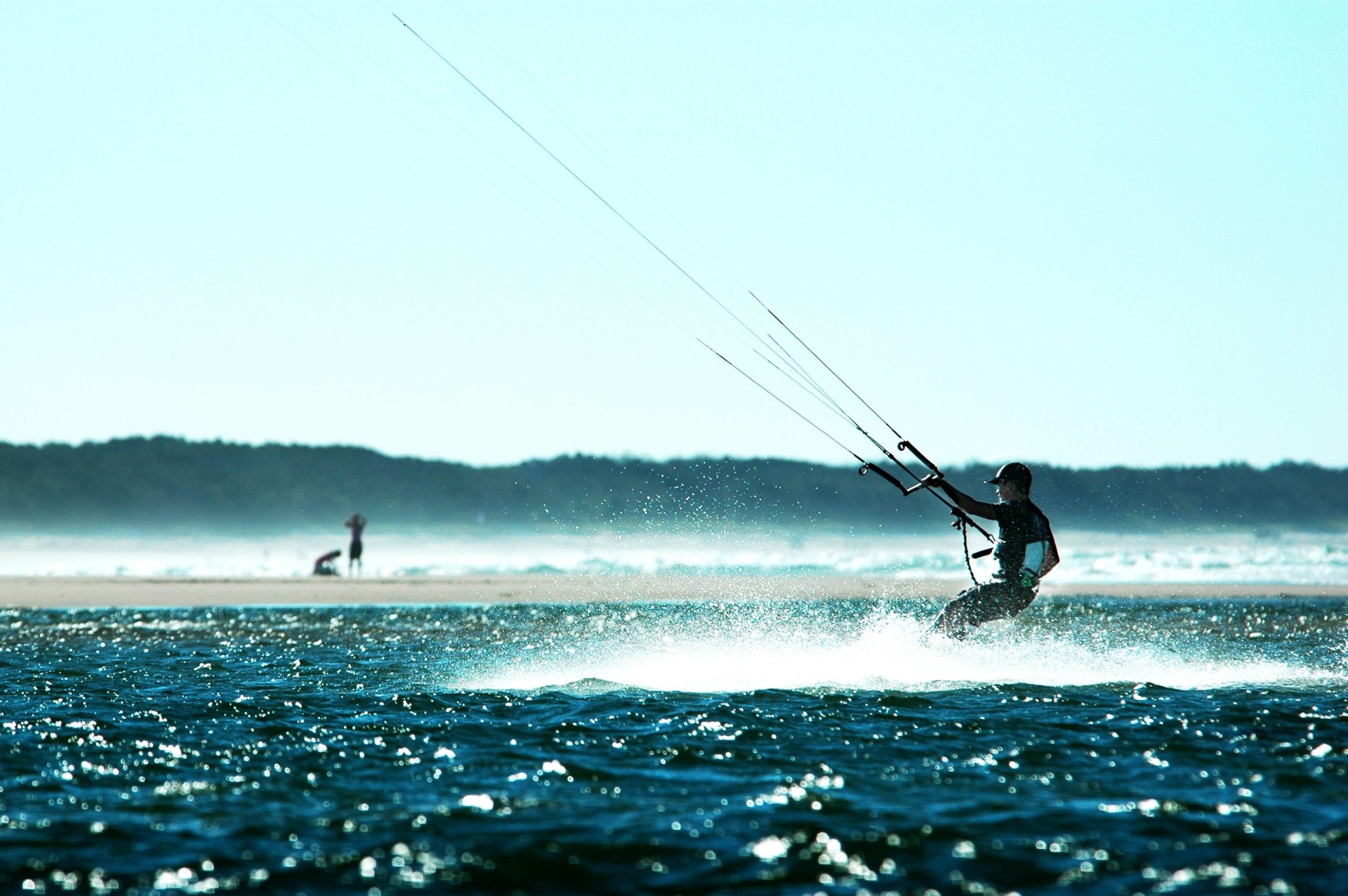 l eau parachute athlète surf sport