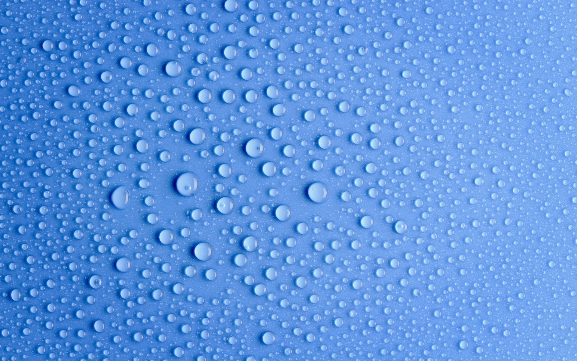 carta da parati macro gocce d acqua blu foto