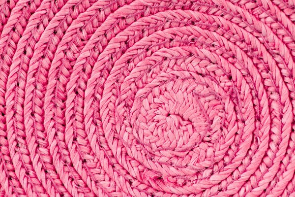 Lavoro a maglia glamour rosa per nipote