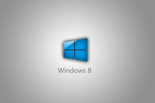 Microsoft Windows 8-Betriebssystem im minimalistischen Stil