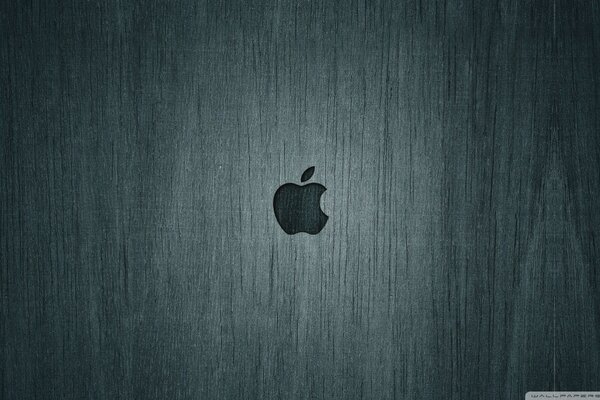 Logo di Apple di legno appl