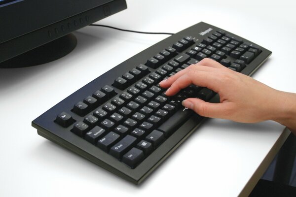 Computer keyboard black color