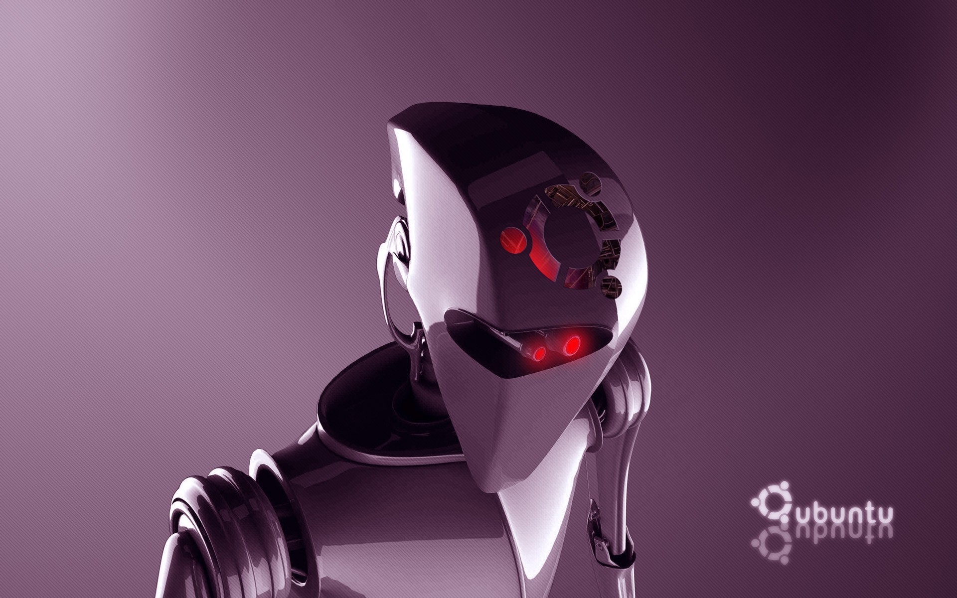 robot ubuntu écran