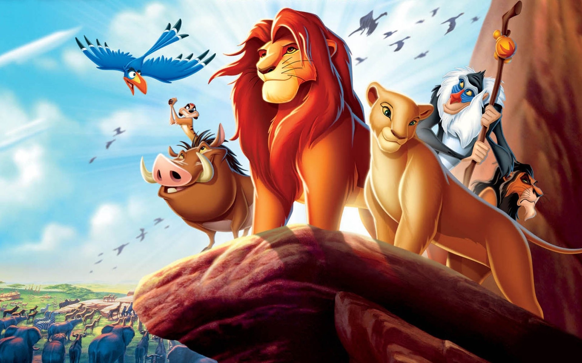 hyena monkey simba cumin lion king pumbaa nala timon and pumbaa