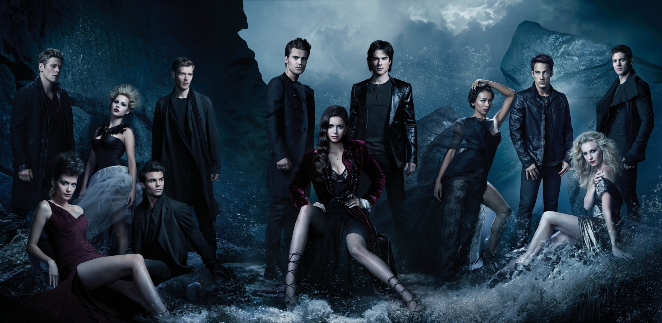 serie ian somerhalder joseph morgan nina dobrev the vampire diaries elena paul wesley altri claire holt daniel gillies klaus stefan salvatore damon michael trevino candice accola