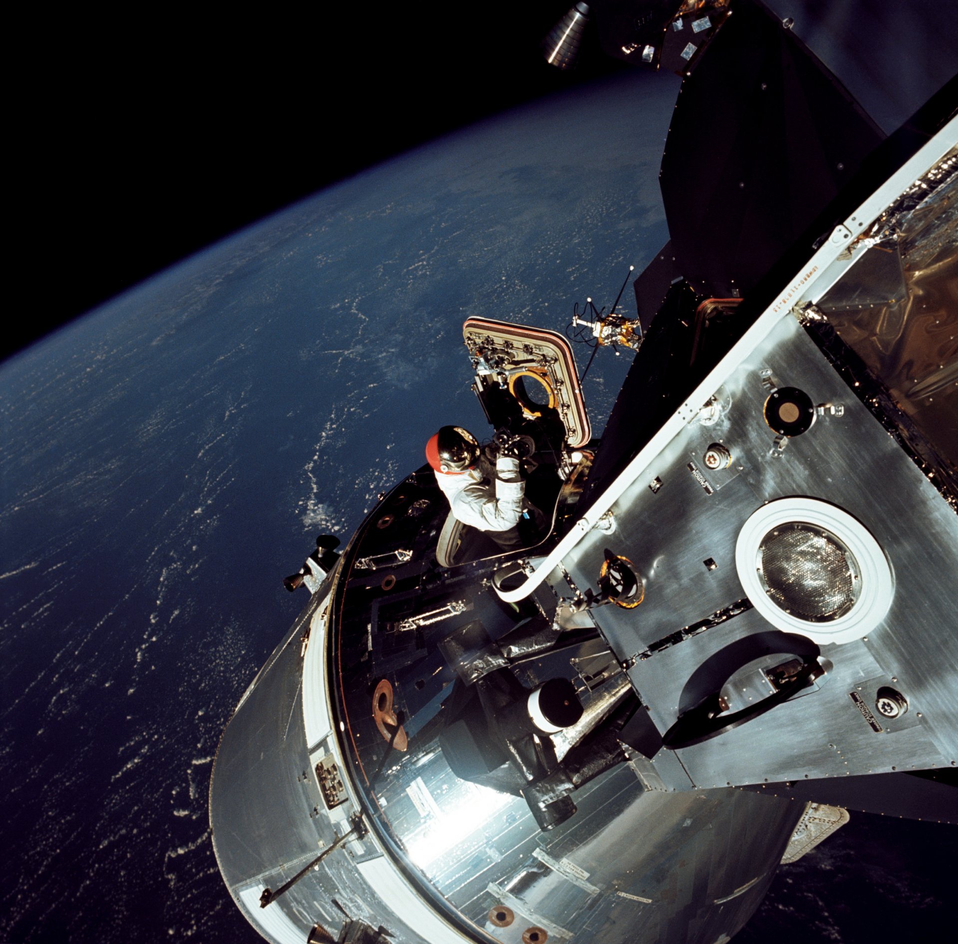 apollo 9 astronauta terra nasa