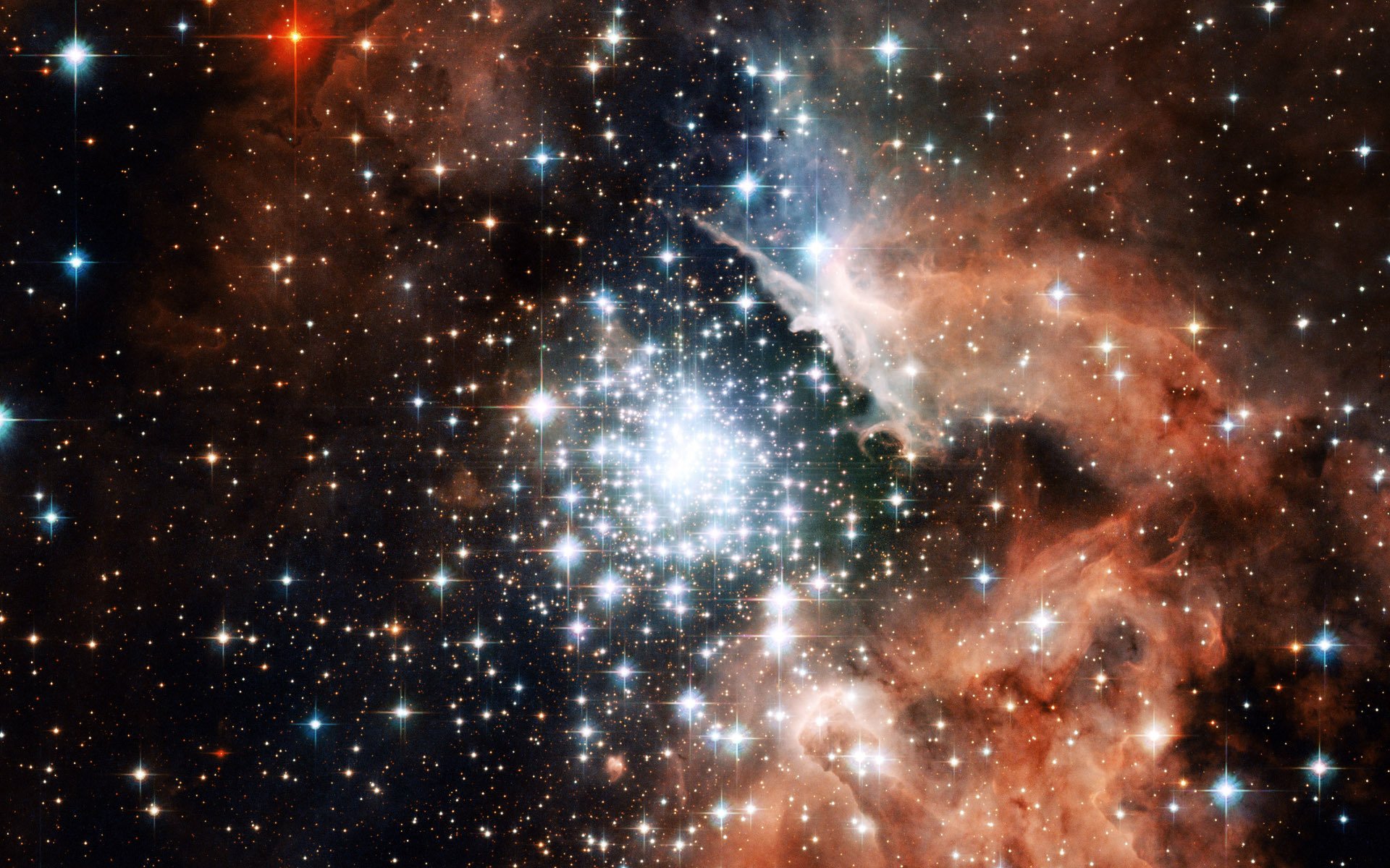 galassia stelle ammasso molto