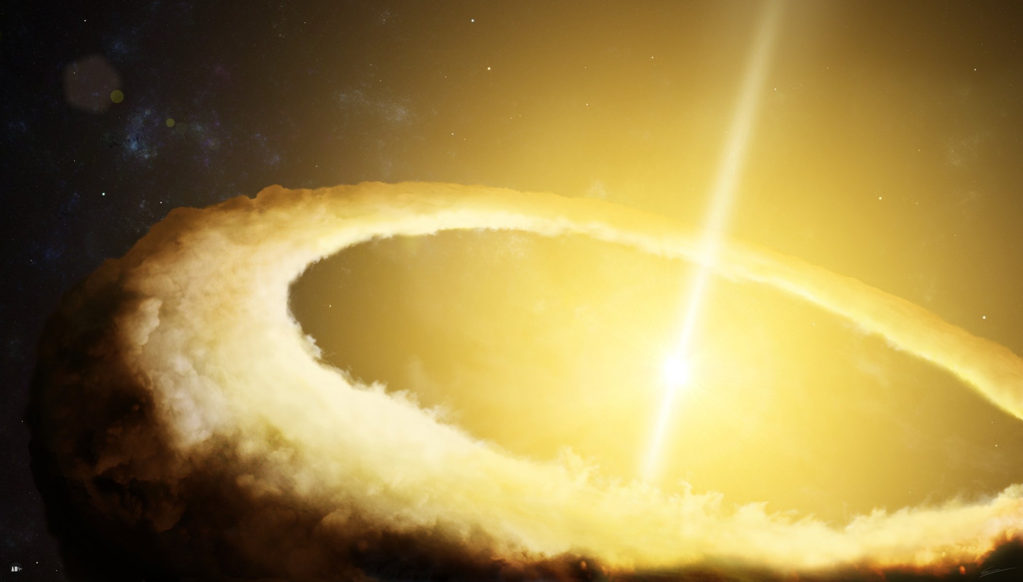 nato stelle quasar energia luce