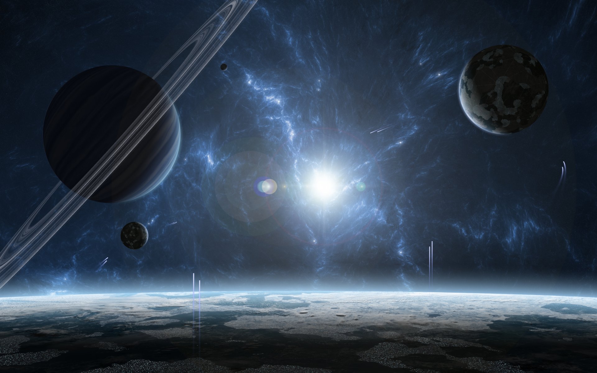 układ gwiezdny gazowy gigant planety gwiazda