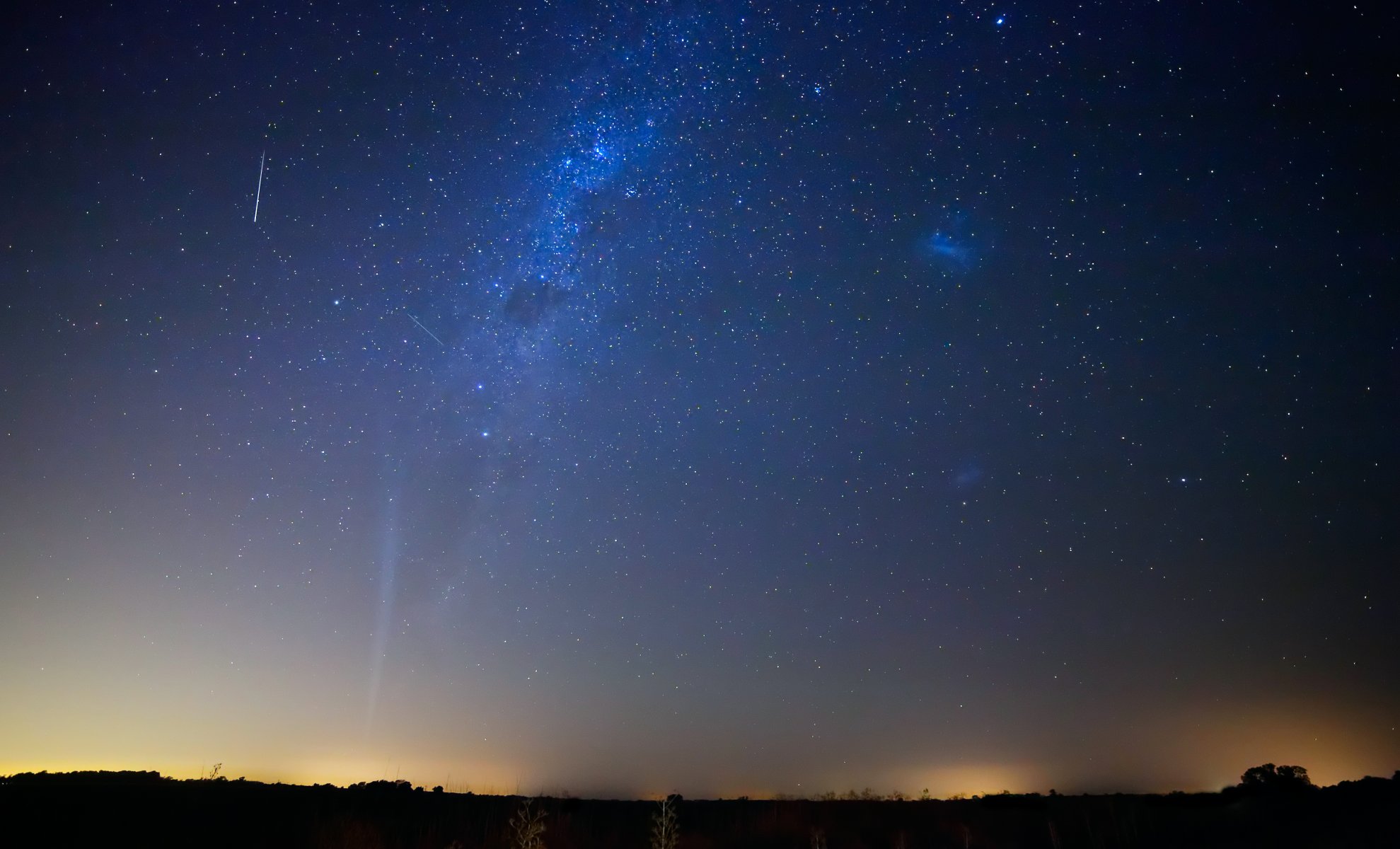 lovejoy komet meteor satellit magelanowolken
