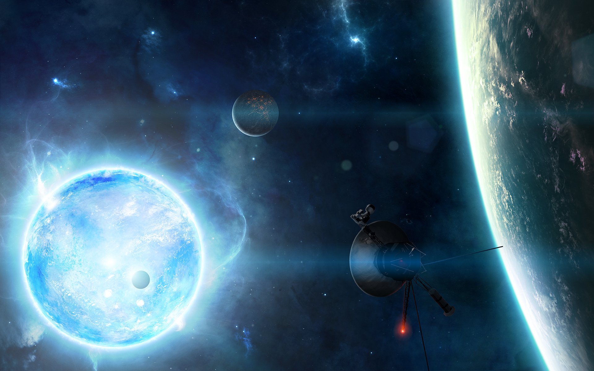 tar interplanetary station planets star