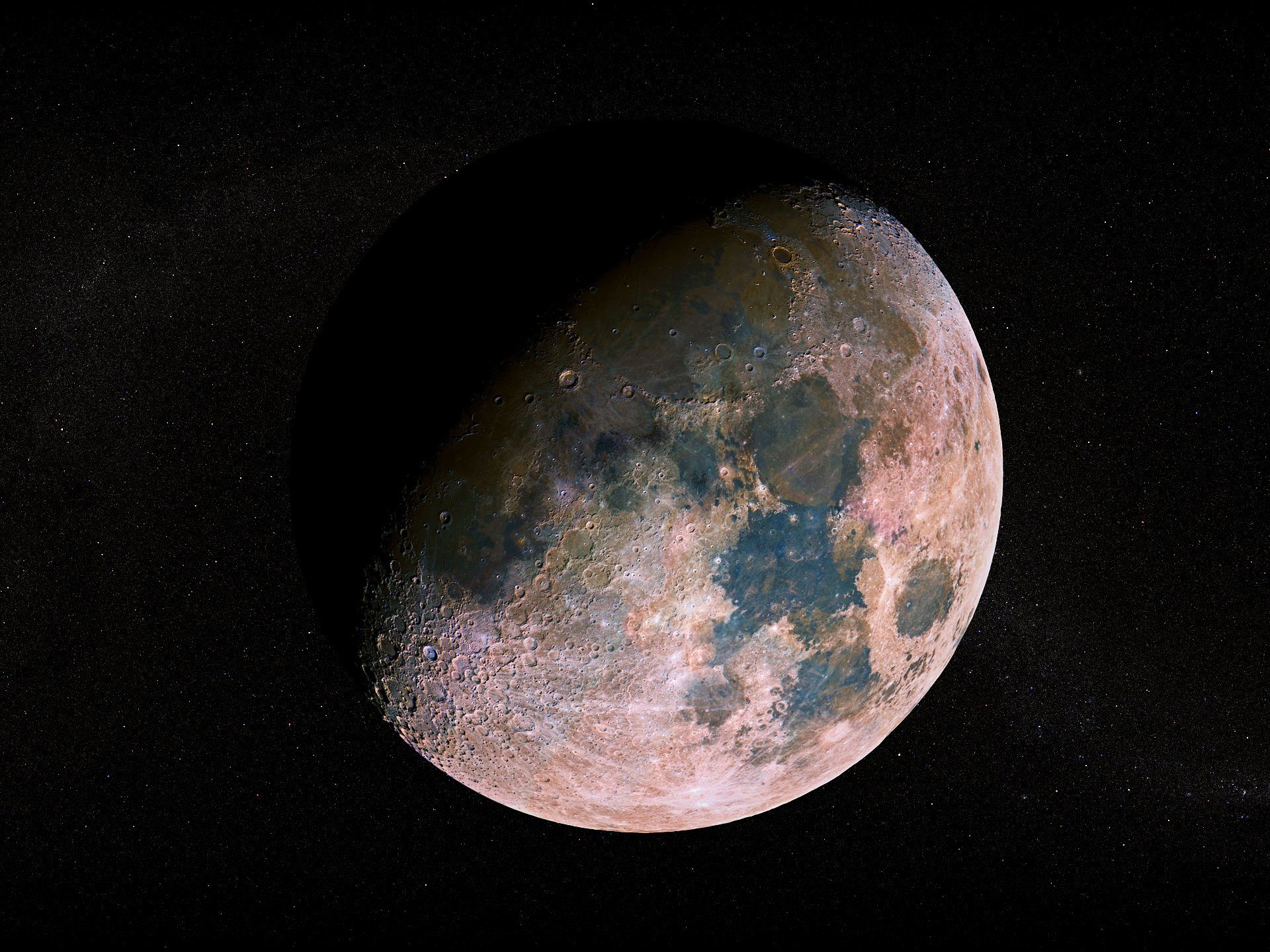 moon color star