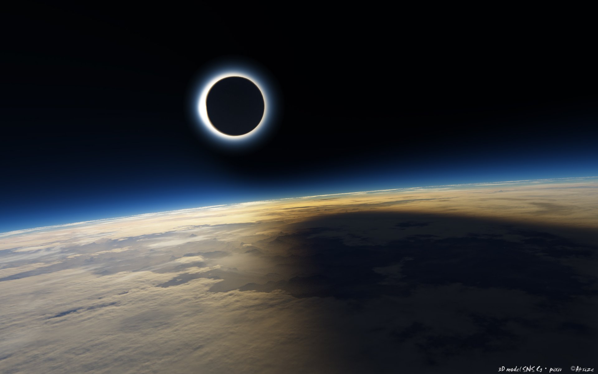 raum sonne mond eklipse erde wüste schatten sonnenfinsternis sonnenfinsternis