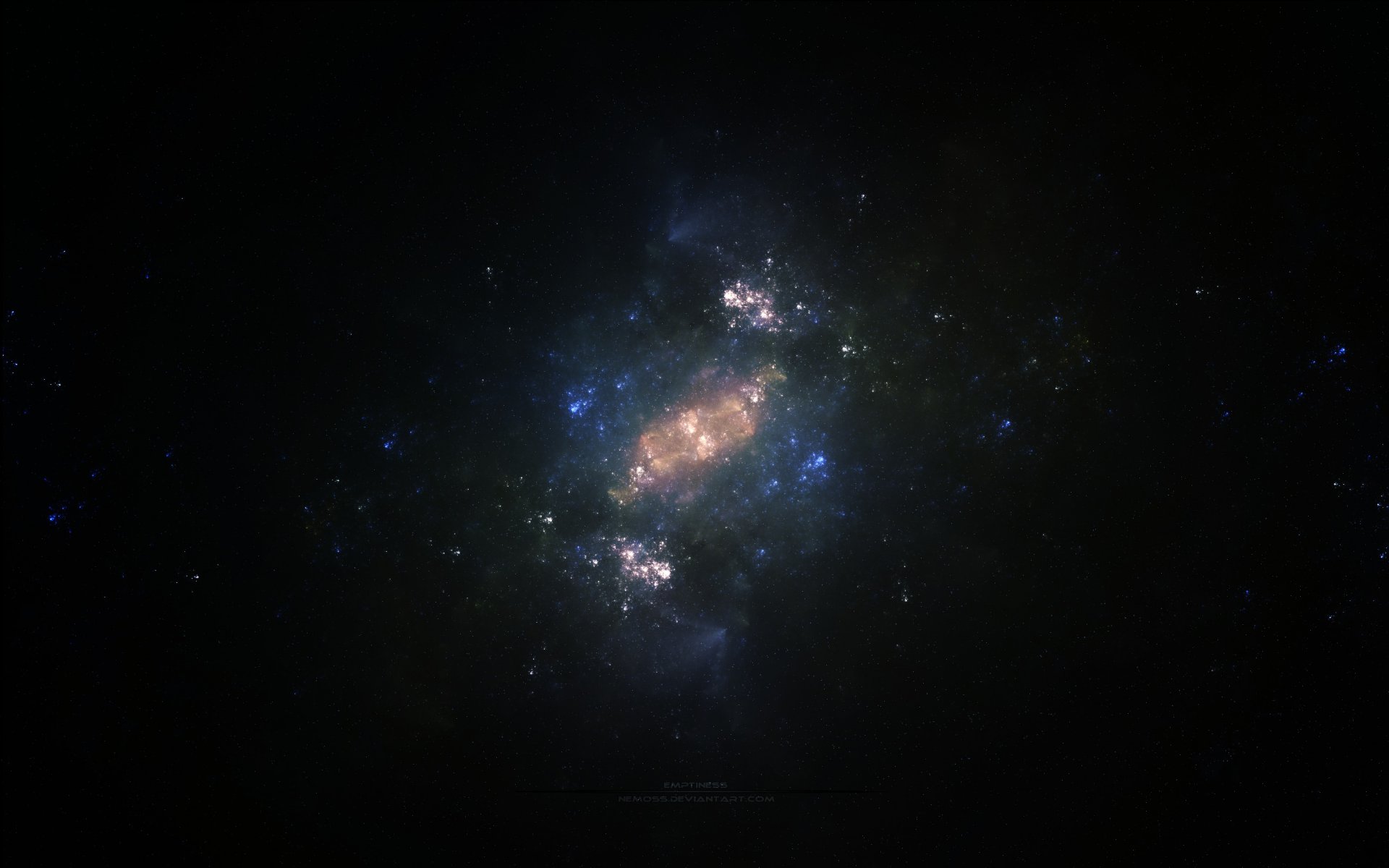 vide nébuleuse espace étoiles infini