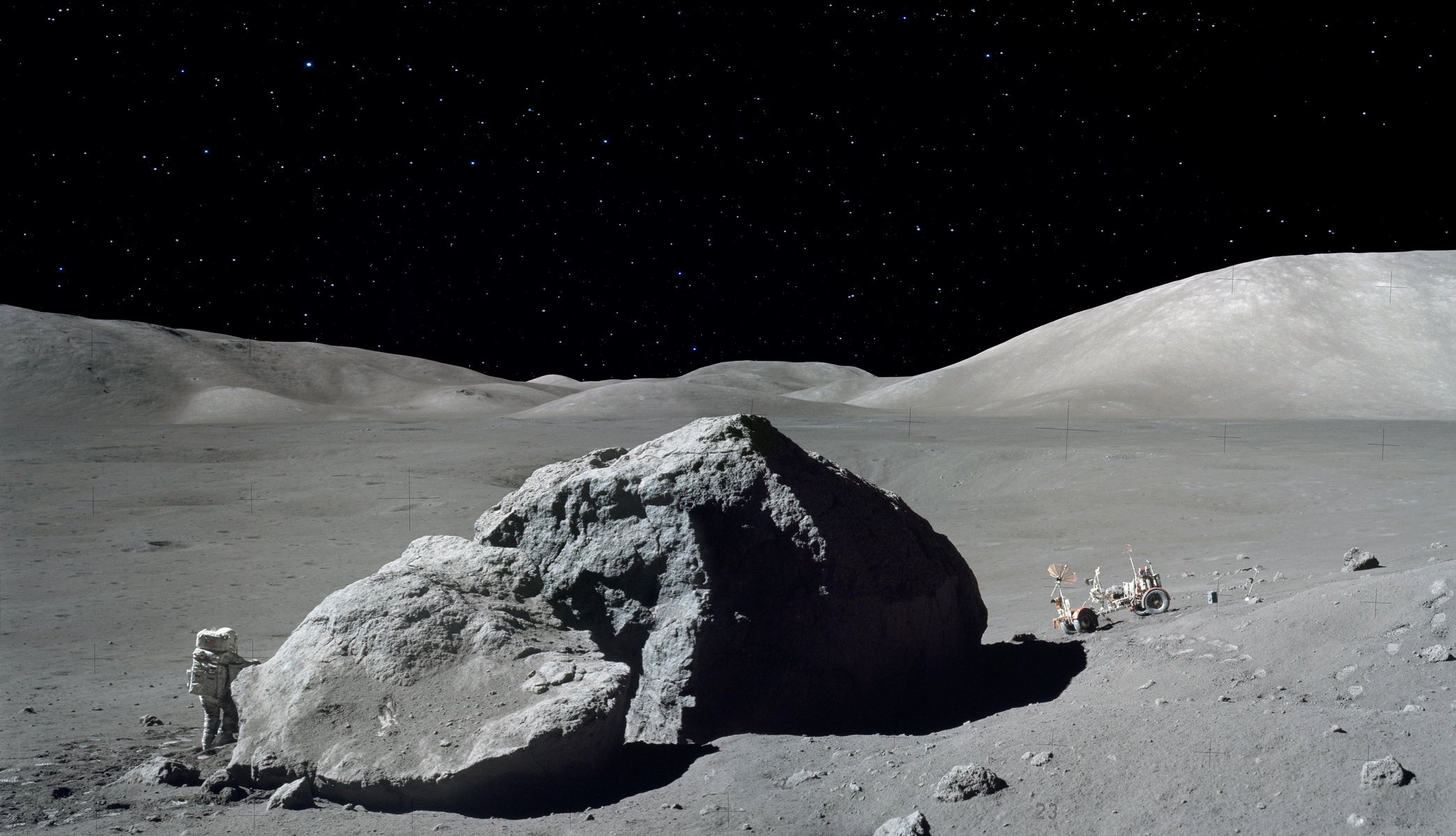 luna apolo 17 astronauta lunomóvil