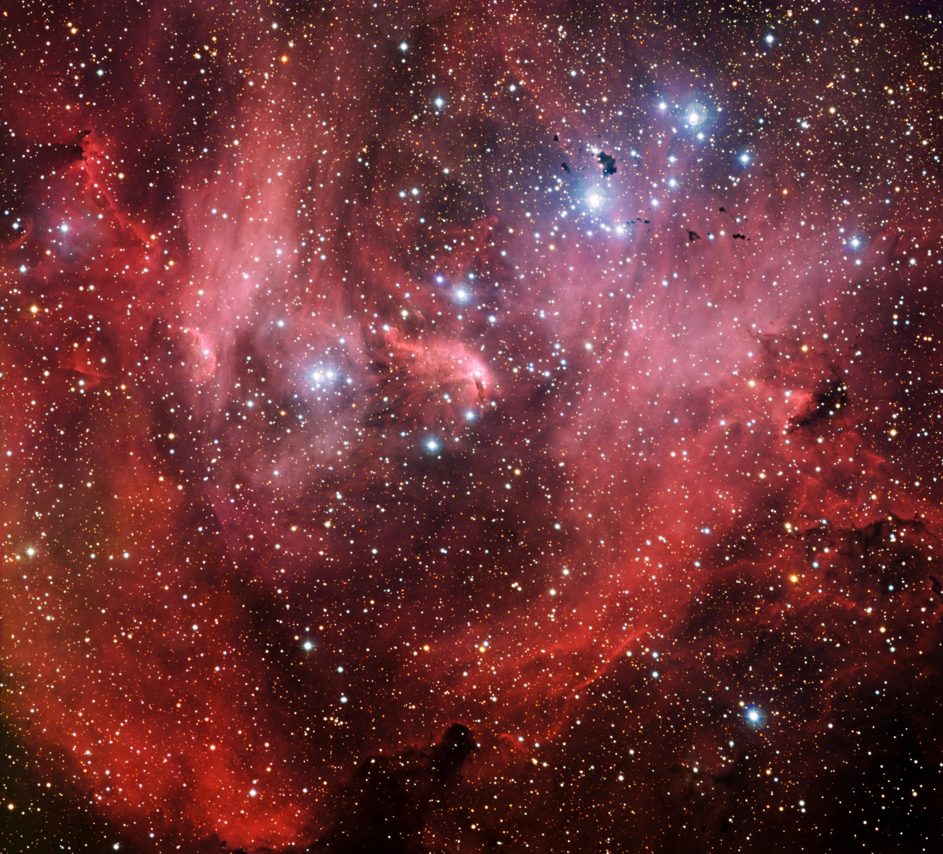 nébuleuse lambda centauri ic 2944