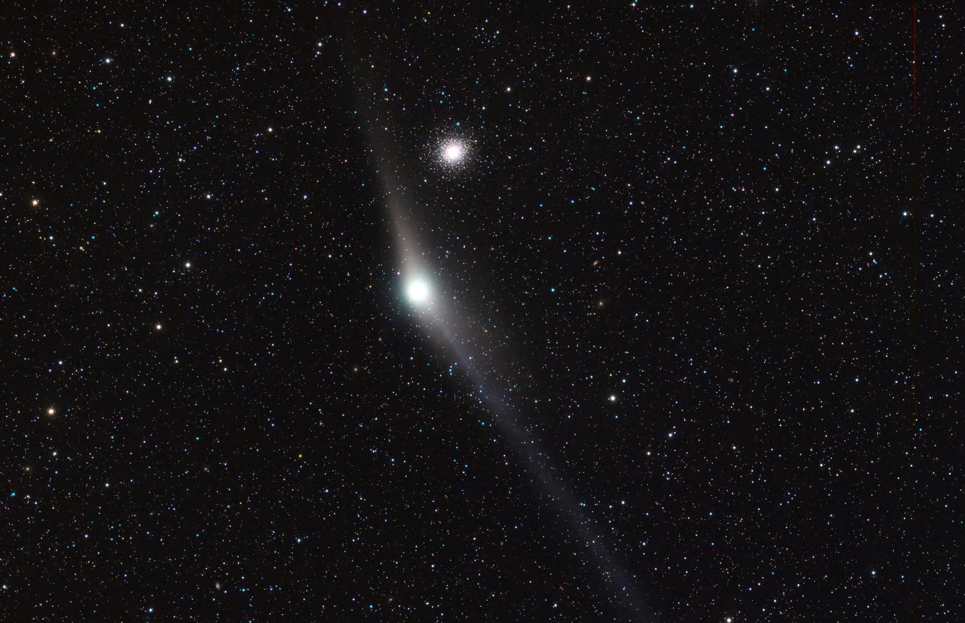 cúmulo globular de estrellas m92 cometa garradd estrellas