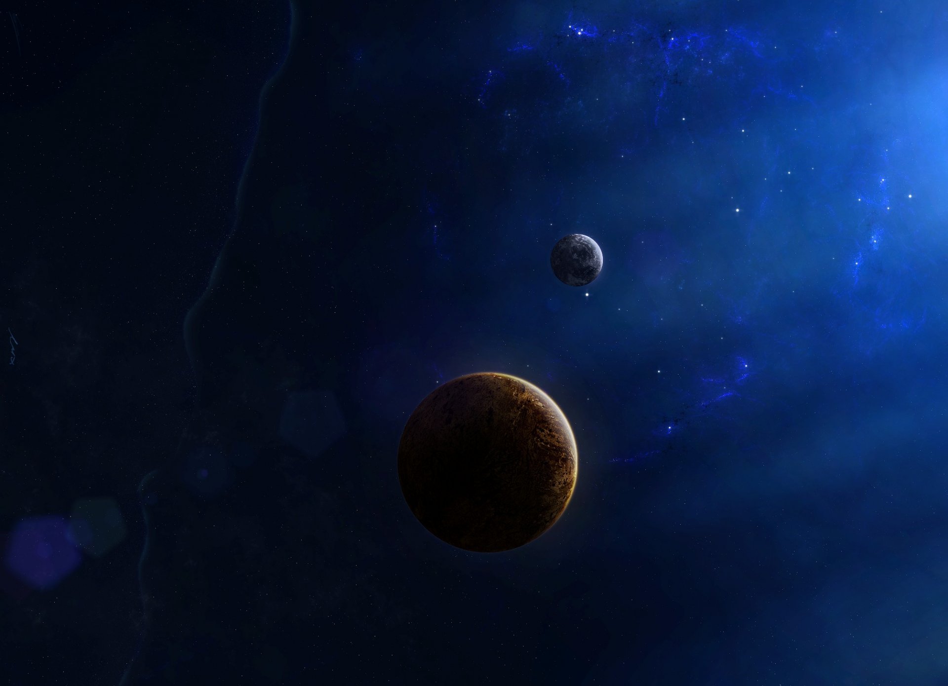 infinito planeta estrellas satélite espacio