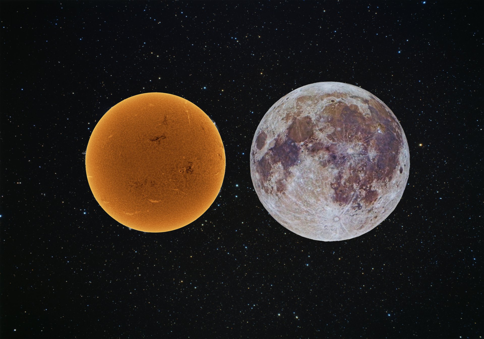 soleil super lune étoiles