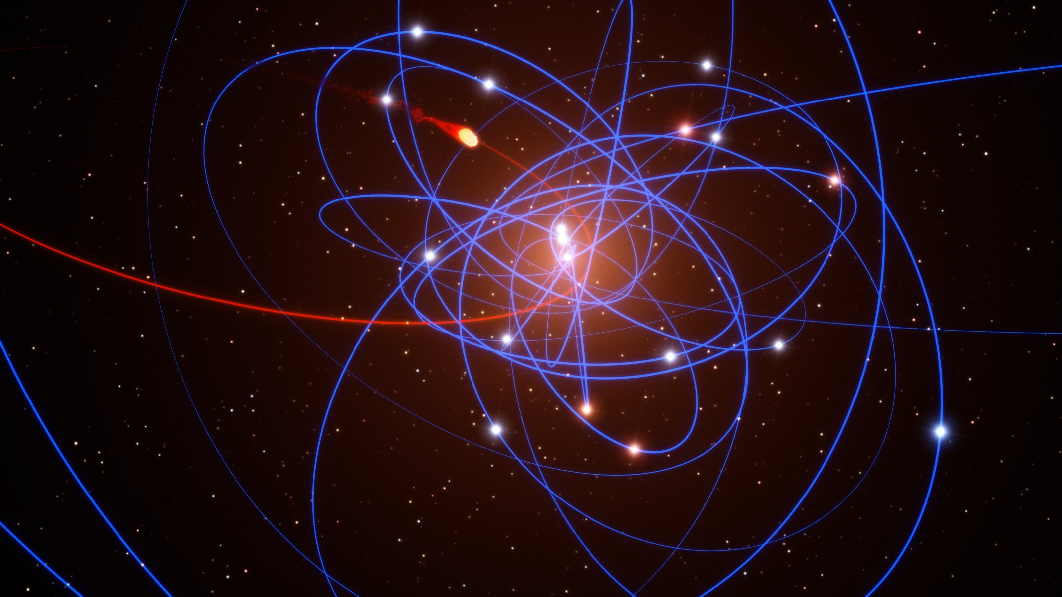 voie lactée nuage de gaz trou noir supermassif étoiles