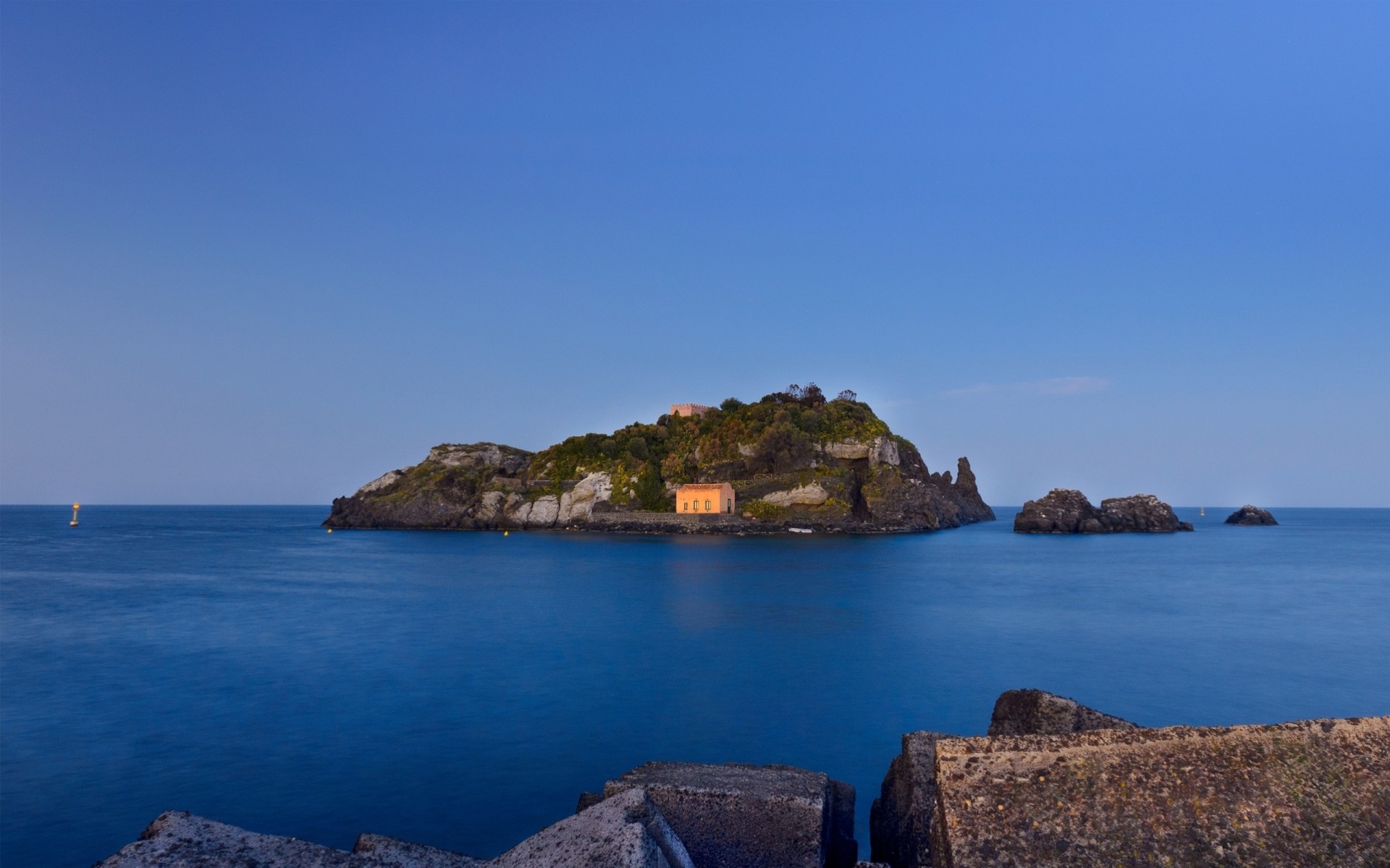 terra isola vuoto blu cielo mare solitudine norimberga orizzonte solitudine