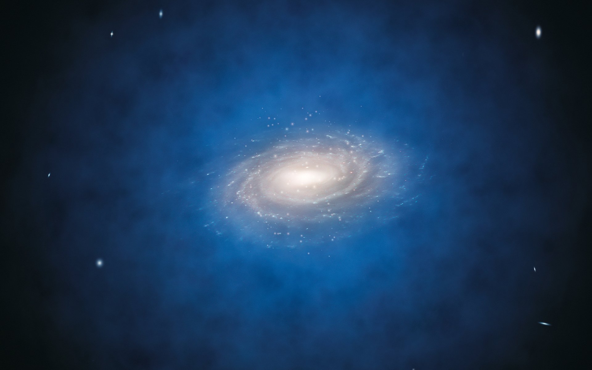 voie lactée galaxie matière noire halo