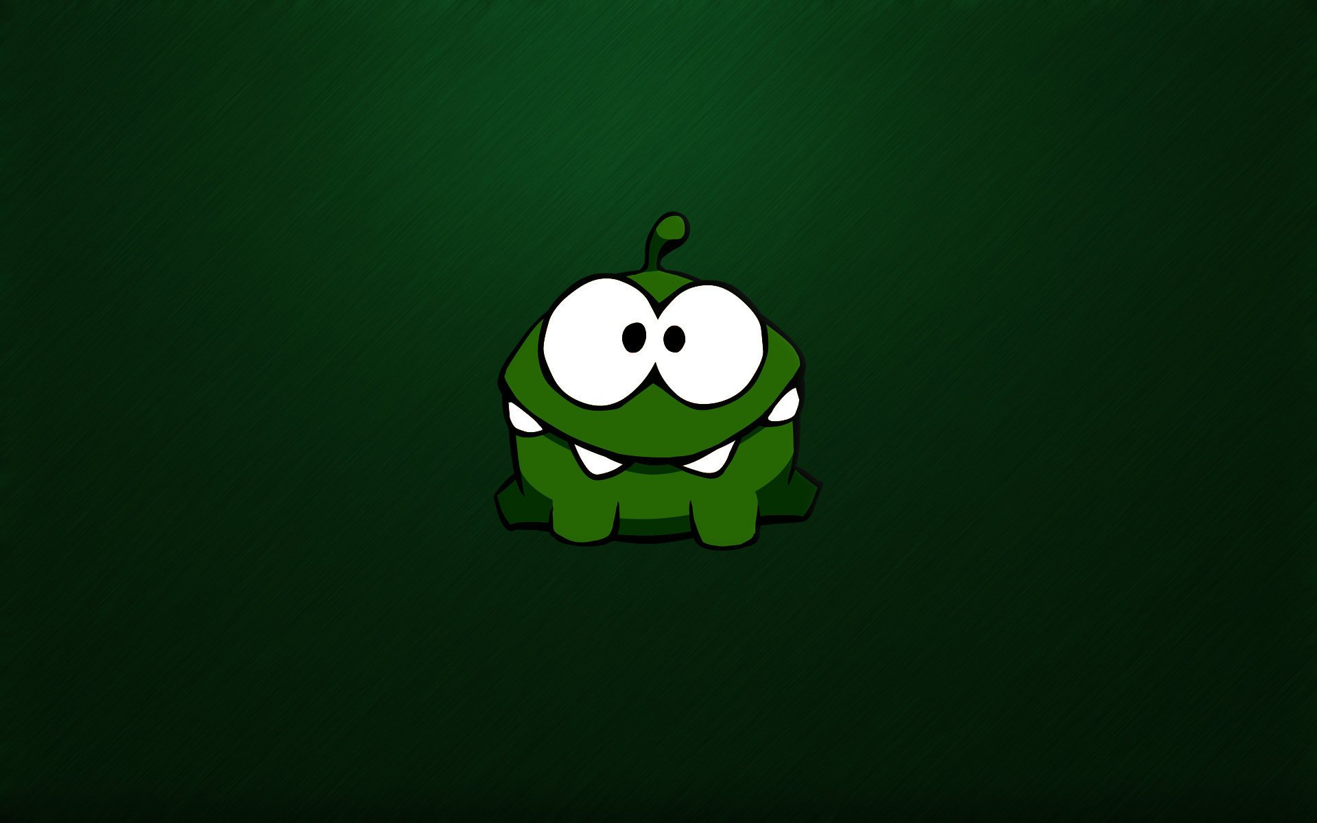 monstre monstre yeux à dents vert monstre