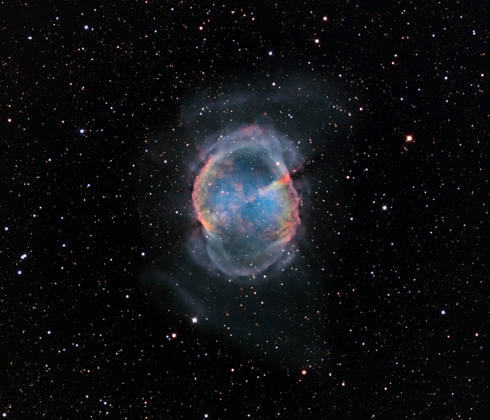 nebula m27 star