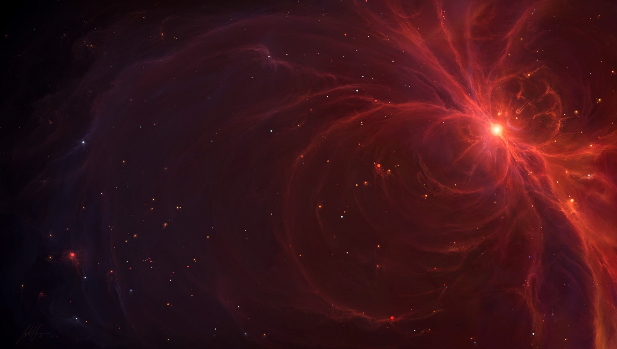 arte tylercreatesworlds espacio estrella nebulosa ondas energía