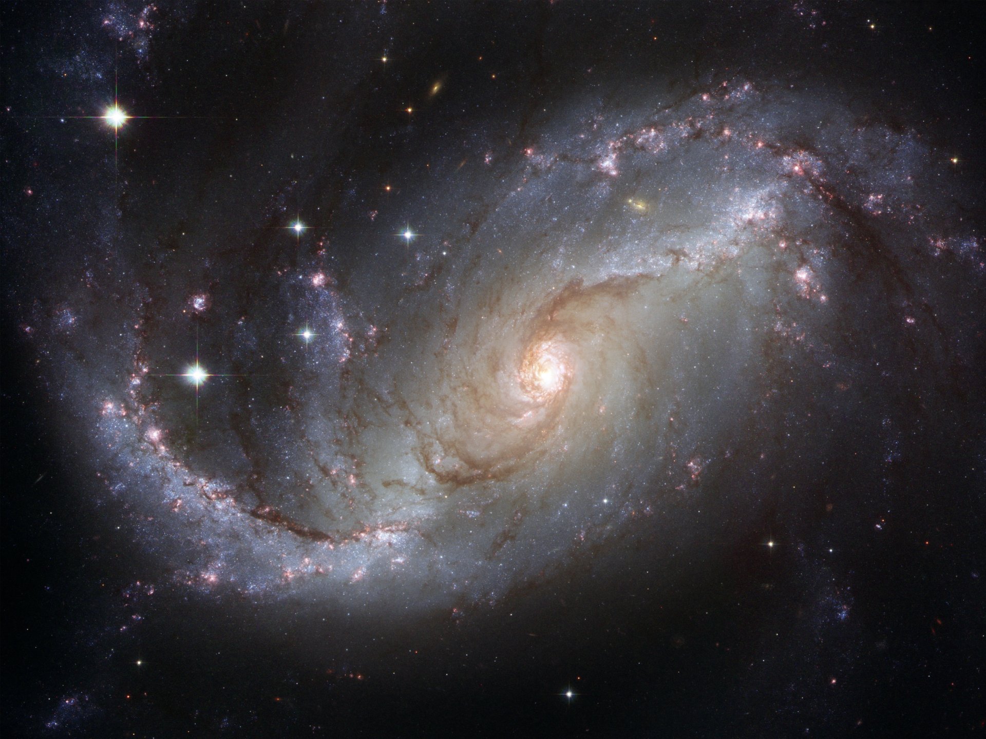 ngc 1672 galaktyka gwiazdozbiór złota ryba