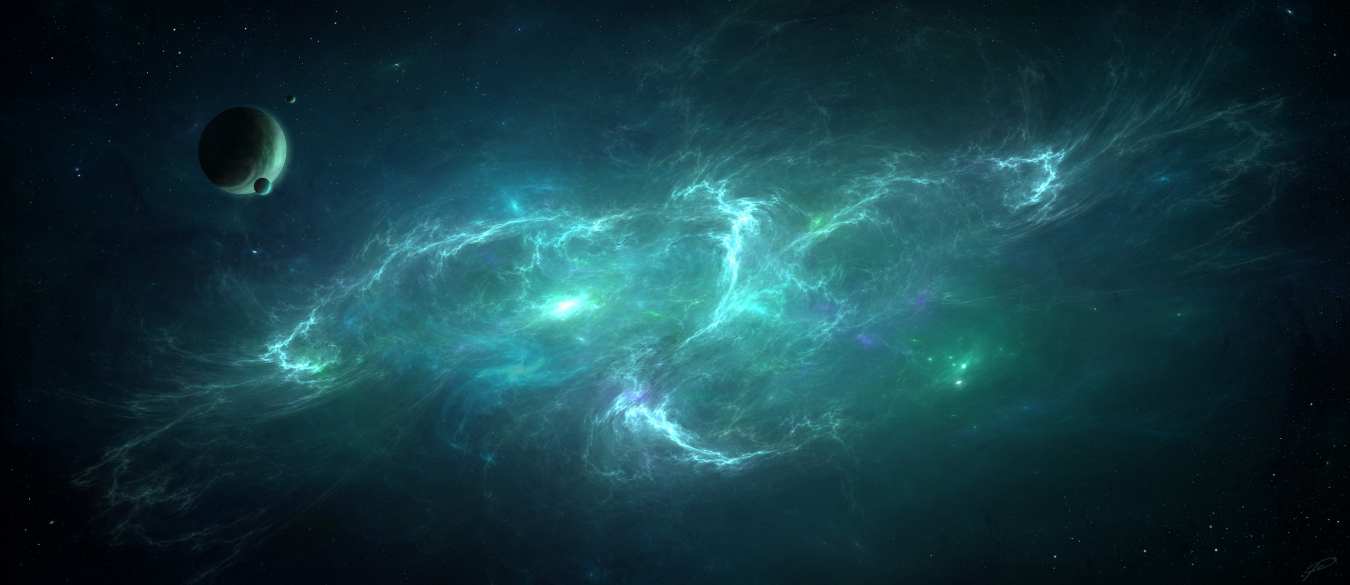 nebula star planet moon constellation