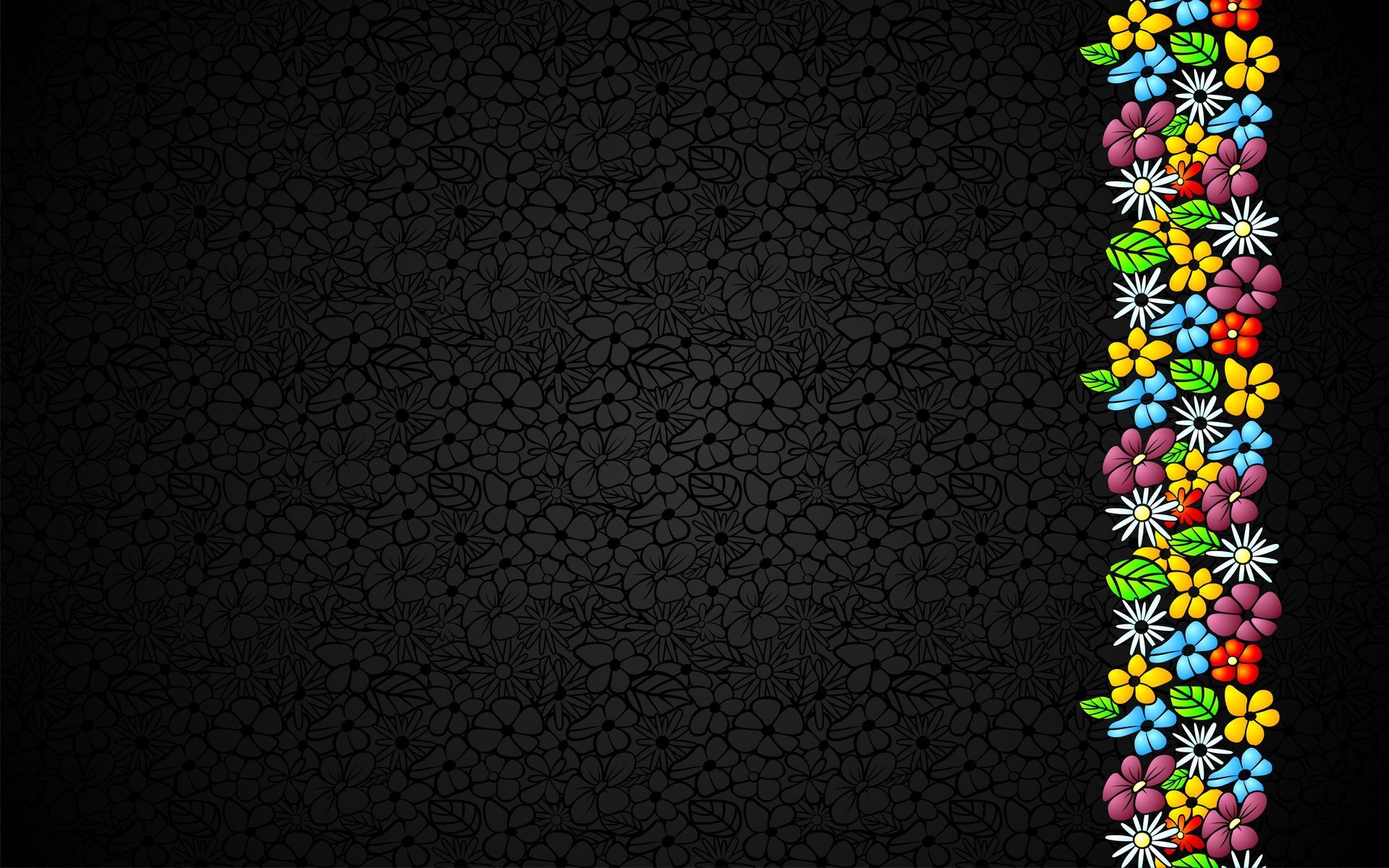 texture minimalismo bianco e nero fiori