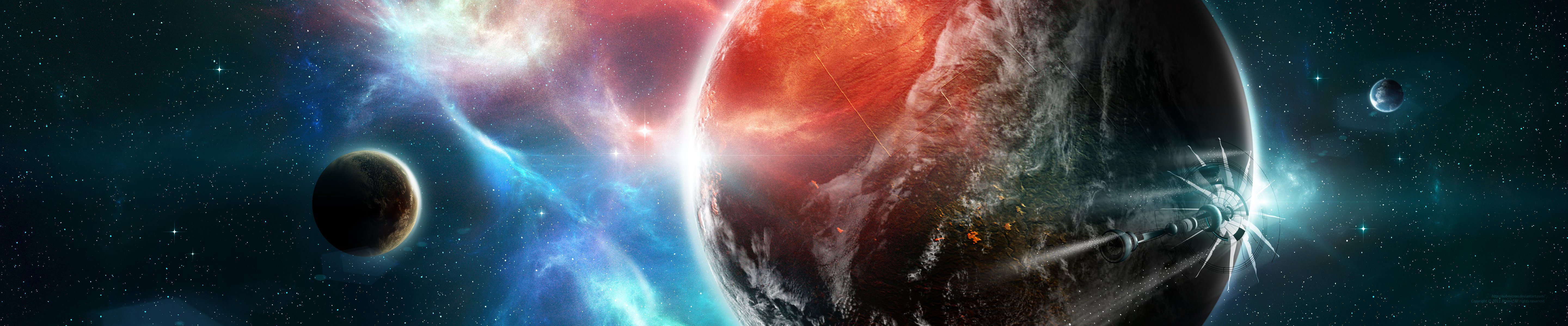 planètes espace atmosphère espace vaisseau spatial panorama